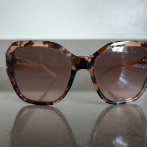 Tory Burch rose gold tortoise sunglasses